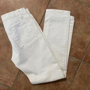 White boyfriend jeans - loft size 0/25